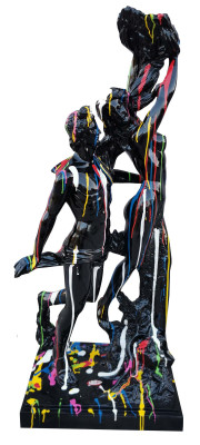 Abstrakte Deko Figur Statue Skulptur 130 cm Figuren Statuen Skulpturen Neu R65B