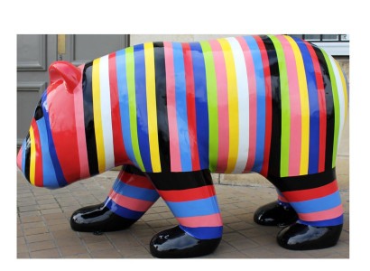 Zoo Figur Statue Design Skulptur Dekoration 165cm Garten Außen Innen Garten Deko