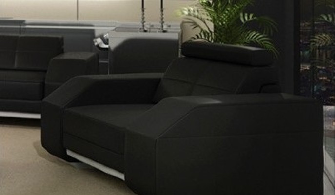 Ecksofa Ledersofa Sofa mit USB Polster Sitz Ecke Garnitur Wohnlandschaft Couch