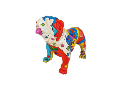 Design Figur Hund aus Kunststoff, Skulptur Höhe 72x90cm