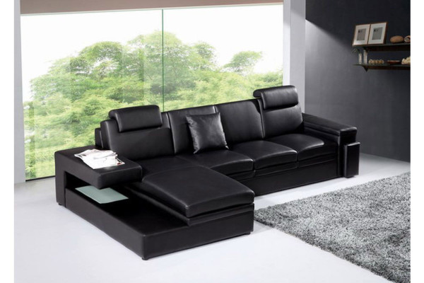 Wohnlandschaft Sofa mit USB Ecksofa Eckcouch Polster Garnitur Ecke Sofas 3371