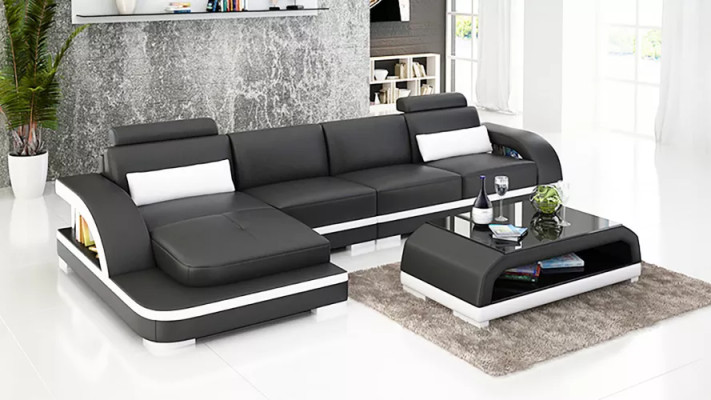 Wohnlandschaft Ecksofa Couch Polster Garnitur Designer Couchen Sofas 2tlg Set