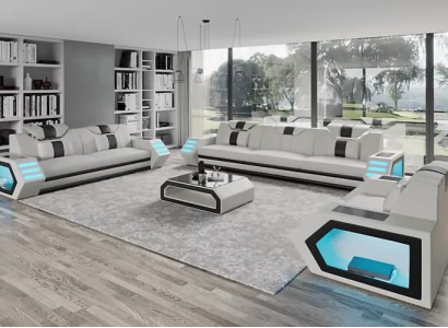 Design Sofagarnitur 321 Sitzer Set Sofa Couchen Couch Modern Luxus Neu Polster