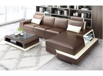 Wohnlandschaft Ecksofa Eckcouch Moderne Design Sofa Sitz Garnituren 2tlg Polster