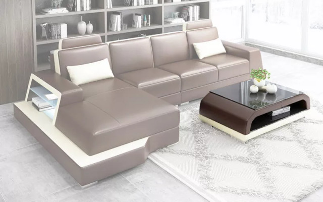 Wohnlandschaft Ecksofa Eckcouch Moderne Design Sofa Sitz Garnituren 2tlg Polster