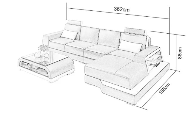 Wohnlandschaft Ecksofa Eckcouch Moderne Design Sofa Sitz Garnituren 2tlg Polster