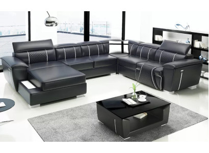 Wohnlandschaft Ecksofa Eckcouch Polster Moderne Design Sofa Sitz Garnituren 2tlg
