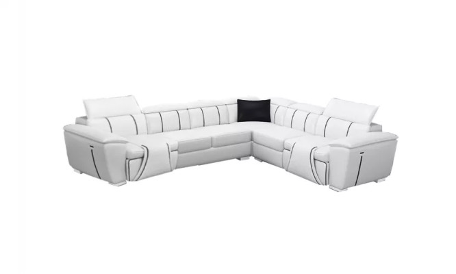 Ecksofa Eckcouch Polster Wohnlandschaft Moderne Design Sofa Sitz Garnituren 2tlg