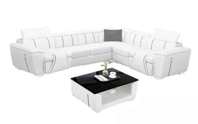 Ecksofa Eckcouch Polster Wohnlandschaft Moderne Design Sofa Sitz Garnituren 2tlg
