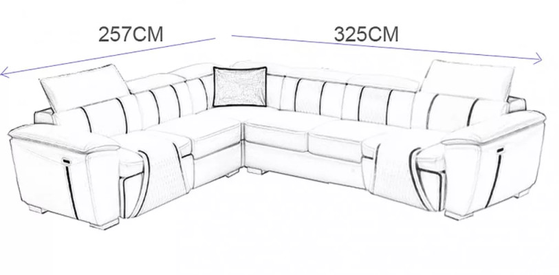 Ecksofa Eckcouch Polster Wohnlandschaft Moderne Design Sofa Sitz Garnituren 2tlg