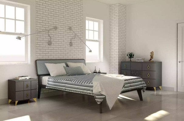 Schlafzimmer Bett Modern stilvolles Modern Bett moderne graue Betten