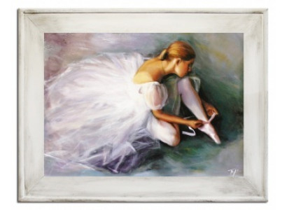 Ballerina Handarbeit Ölbilder Gemälde Leinwand Ölbild Bild Bilder G15155