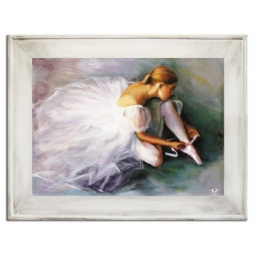 Ballerina Handarbeit Ölbilder Gemälde Leinwand Ölbild Bild Bilder G15155