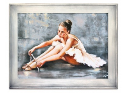 Ballerina Handarbeit Ölbilder Gemälde Leinwand Ölbild Bild Bilder G16926