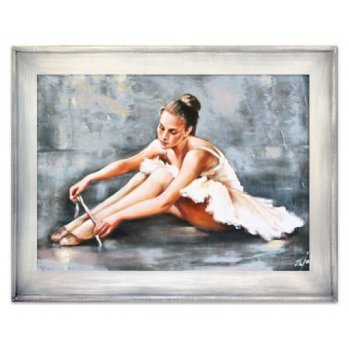 Ballerina Handarbeit Ölbilder Gemälde Leinwand Ölbild Bild Bilder G16926