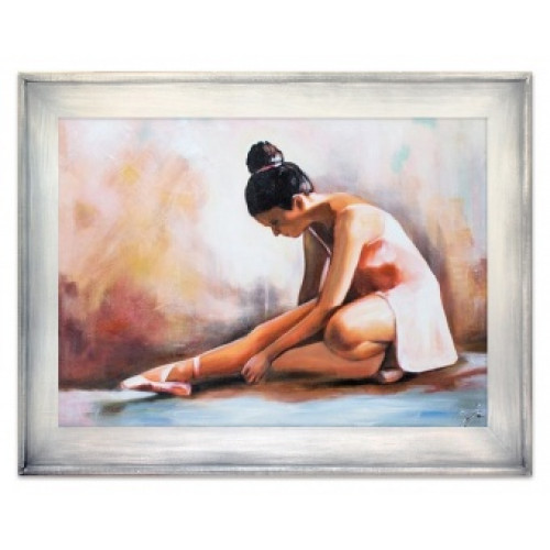 Ballerina Handarbeit Ölbilder Gemälde Leinwand Ölbild Bild Bilder G16978