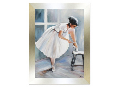 Ballettänzerin Handarbeit Ölbilder Gemälde Leinwand Ölbild Bild G15126
