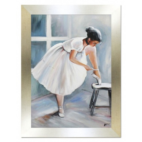 Ballettänzerin Handarbeit Ölbilder Gemälde Leinwand Ölbild Bild G15126