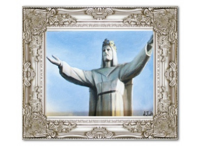 Christus der Erlöser Handarbeit Ölbilder Gemälde Leinwand Ölbild G06184