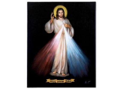 Jesus, ich vertraue auf dich Handarbeit Ölbilder Gemälde Leinwand G17389
