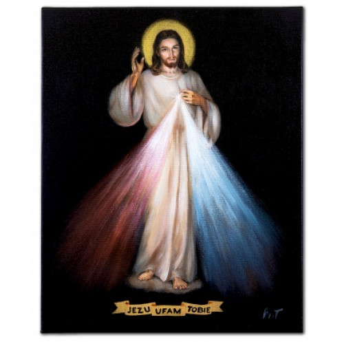 Jesus, ich vertraue auf dich Handarbeit Ölbilder Gemälde Leinwand G17389