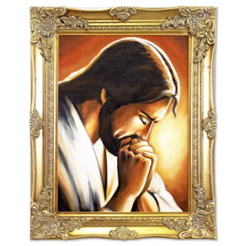 "Im Gebet" Handarbeit Ölbilder Gemälde Leinwand Ölbild Bild Bilder G00256