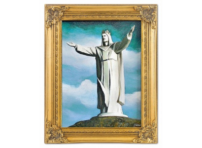 Christus der Erlöser Handarbeit Ölbilder Gemälde Leinwand Ölbild G06185