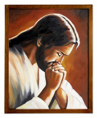 Gebetender Christus Handarbeit Ölbilder Gemälde Leinwand Ölbild G119933