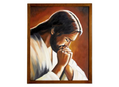 Gebetender Christus Handarbeit Ölbilder Gemälde Leinwand Ölbild G119933