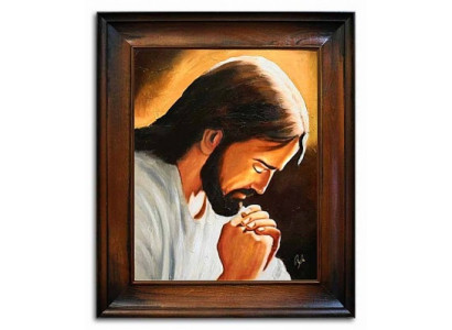 Gebetendes Christusbild Handarbeit Ölbilder Gemälde Leinwand G06309