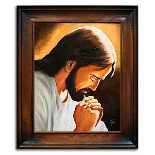Gebetendes Christusbild Handarbeit Ölbilder Gemälde Leinwand G06309