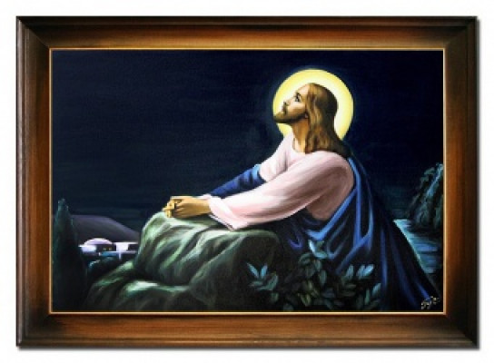 Gebet im Garten Gethsemane Handarbeit Ölbilder Gemälde Leinwand G104735