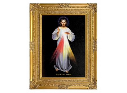 Jesus der Barmherzige Handarbeit Ölbilder Gemälde Leinwand Ölbild G104850