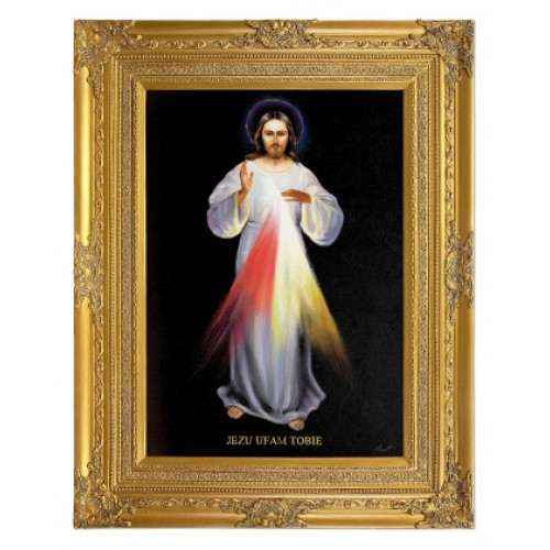 Jesus der Barmherzige Handarbeit Ölbilder Gemälde Leinwand Ölbild G104850