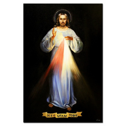 Jesus, ich vertraue auf dich Handarbeit Ölbilder Gemälde Leinwand G119326