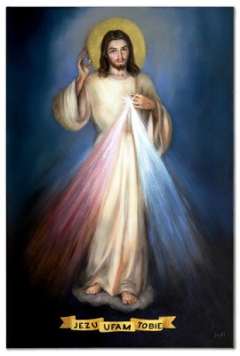 Jesus, ich vertraue dir Handarbeit Ölbilder Gemälde Leinwand G119392