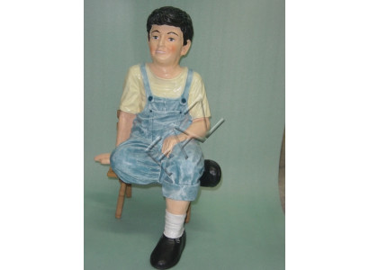 Design Junge Figur Statue Skulptur Figuren Skulpturen Dekoration Deko Garten