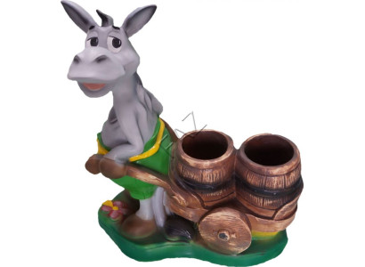 Design Esel Figur Statue Skulptur Figuren Skulpturen Dekoration Deko 50 x 45cm