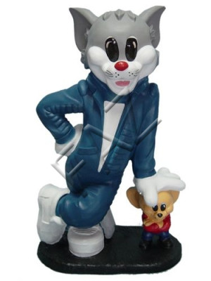 Design Katze Maus Figur Statue Skulptur Figuren Skulpturen Dekoration  Neu F9
