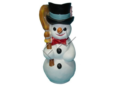 Skulptur Figur Figuren Steinfigur Statuen Schneemann Weihnachten Dekoration