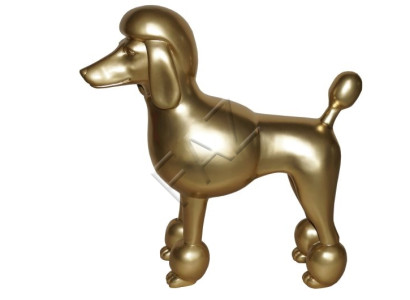 Design Pudel Figur Statue Skulptur Figuren Skulpturen Dekoration Deko Abstrakt