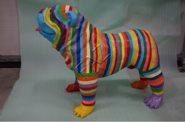 Design Hund Figur Statue Skulptur Figuren Skulpturen Dekoration Deko Statuen Neu