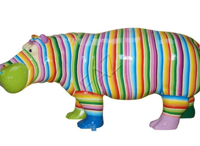 Design Nilpferd Figur Statue Skulptur Figuren Skulpturen Dekoration Deko C720R