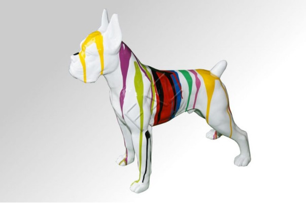 Design Hund Figur Statue Skulptur Figuren Skulpturen Dekoration Deko Neu C753R