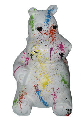 Design Nilpferd Figur Statue Skulptur Figuren Skulpturen Dekoration Deko Neu