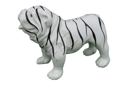Figur Statue Skulptur Figuren Skulpturen Dekoration Deko 55 cm Hund Plastik Neu