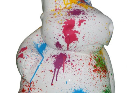 Design Nilpferd Figur Statue Skulptur Figuren Skulpturen Dekoration Deko Tier