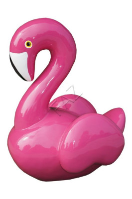 Design Pink Vogel Figur Statue Skulptur Figuren Skulpturen Dekoration Deko Neu