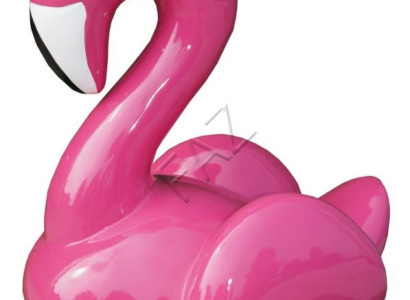 Design Pink Vogel Figur Statue Skulptur Figuren Skulpturen Dekoration Deko Neu