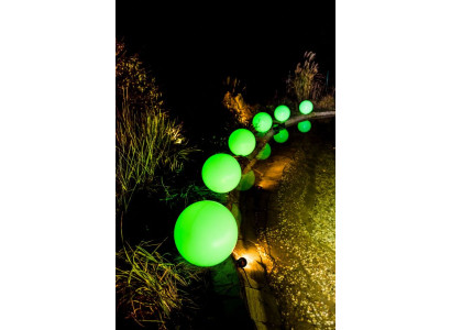 Design Kugel Leuchtend Lampe Außen Kugel Leuchte Garten Beleuchtung 50 cm  Neu
